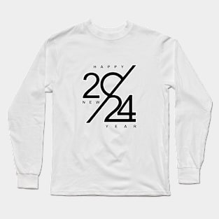 happy new year 2024 Long Sleeve T-Shirt